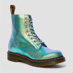 Dr. Martens Women's 1460 Iridescent Pascal Combat Boots